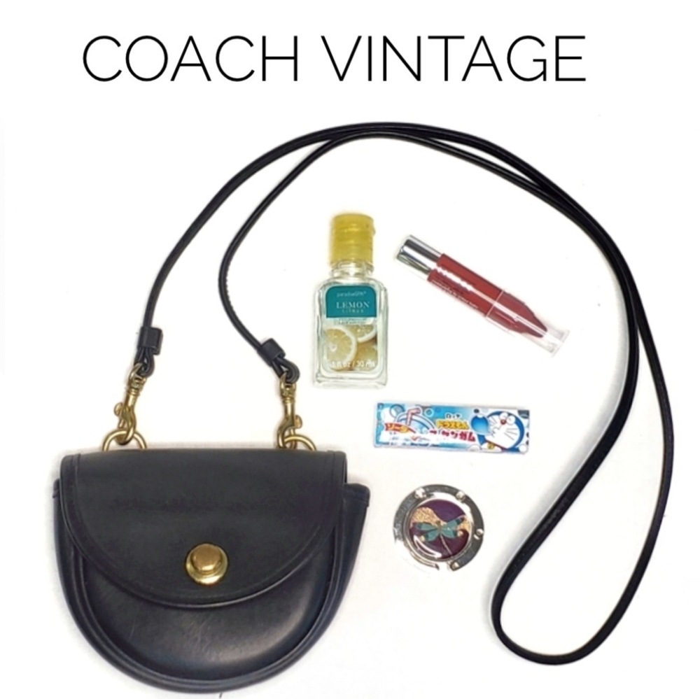 Coach Vintage Bag Leather Side Pack Crossbody